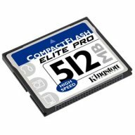 Compact Flash 512 mb, KINGSTON High Speed