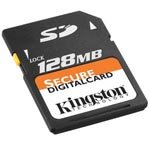 Secure Digital 128 mb, KINGSTON