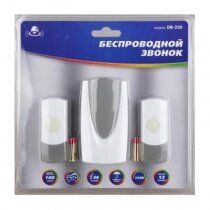 Беспроводной звонок DB-230 1 динамик 2 кнопки 220V ― Интернет-магазин ElitonShop.ru